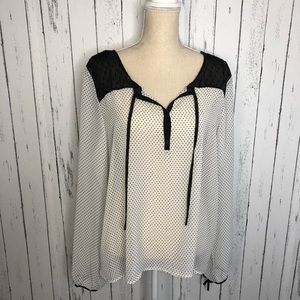 Guess Long Sleeve Blouse Size XL